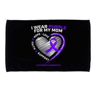 Purple Alzheimers Awareness Products Mom Gifts Microfiber Hand Towel