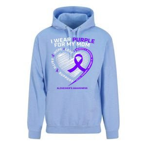 Purple Alzheimers Awareness Products Mom Gifts Unisex Surf Hoodie