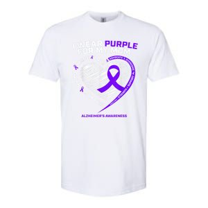 Purple Alzheimers Awareness Products Mom Gifts Softstyle CVC T-Shirt