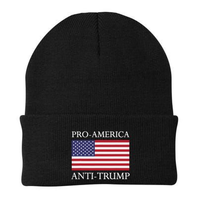 Pro America Anti Trump American Usa Flag Resist Beanie