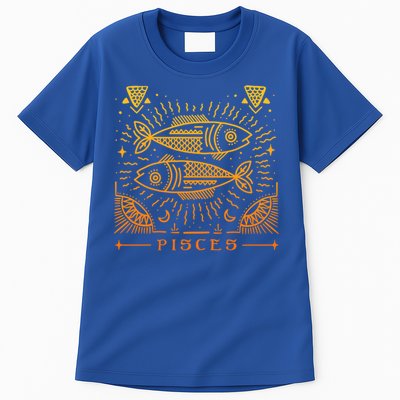 Pisces Astrology And Zodiac Sign / Drawn Tarot Horoscope Art Gift Tall T-Shirt