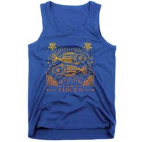 Pisces Astrology And Zodiac Sign / Drawn Tarot Horoscope Art Gift Tank Top