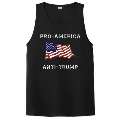 Proamerica Antitrump American Usa Flag PosiCharge Competitor Tank