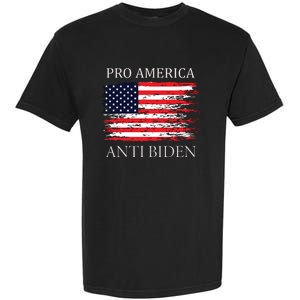 Pro America Anti Biden Flag Impeach Joe Biden Anti Biden Garment-Dyed Heavyweight T-Shirt