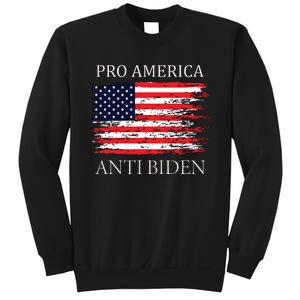 Pro America Anti Biden Flag Impeach Joe Biden Anti Biden Sweatshirt