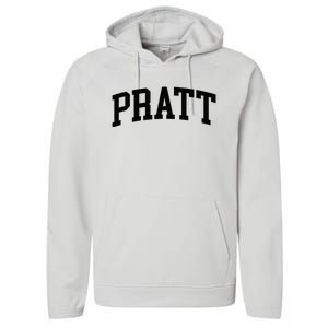 Pratt Athletic Arch College University Alumni Performance Fleece Hoodie