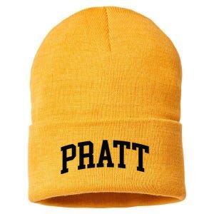 Pratt Athletic Arch College University Alumni Sustainable Knit Beanie