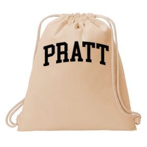 Pratt Athletic Arch College University Alumni Drawstring Bag