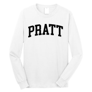 Pratt Athletic Arch College University Alumni Long Sleeve Shirt