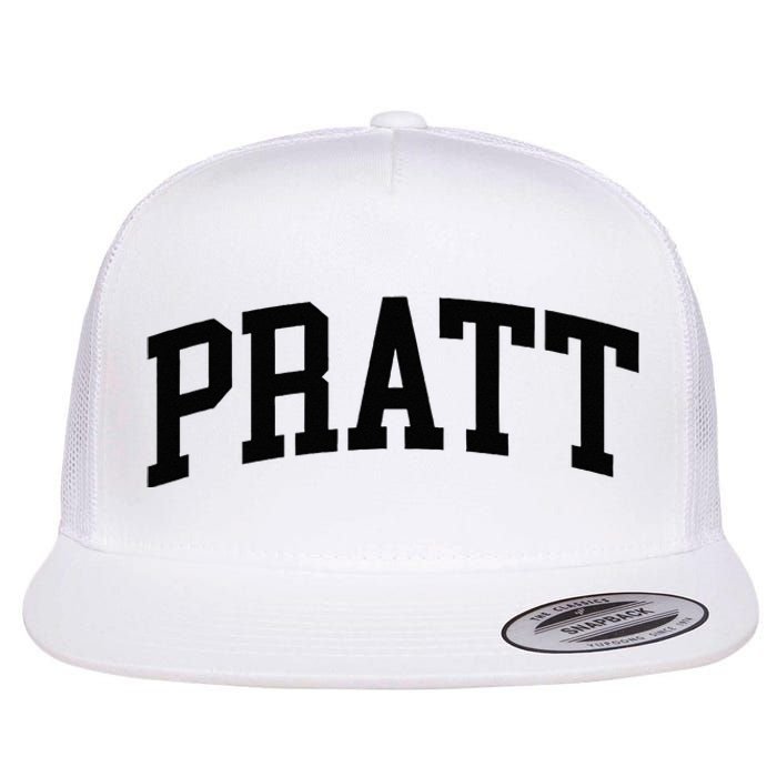 Pratt Athletic Arch College University Alumni Flat Bill Trucker Hat