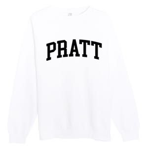 Pratt Athletic Arch College University Alumni Premium Crewneck Sweatshirt