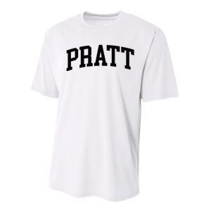 Pratt Athletic Arch College University Alumni Performance Sprint T-Shirt