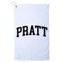 Pratt Athletic Arch College University Alumni Platinum Collection Golf Towel