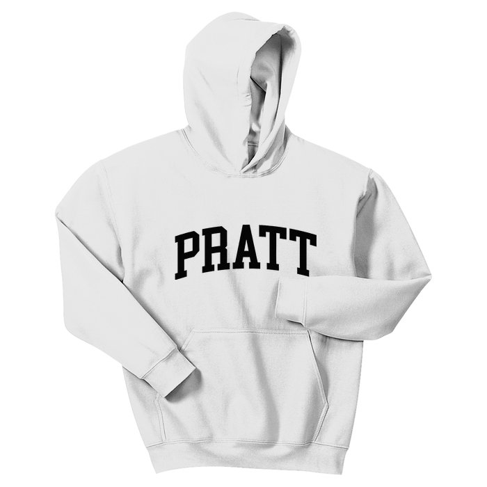 Pratt Athletic Arch College University Alumni Kids Hoodie