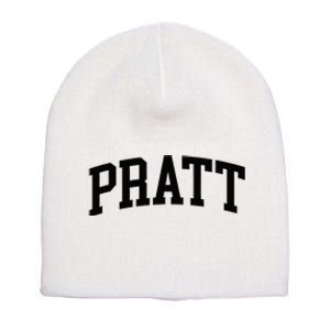 Pratt Athletic Arch College University Alumni Short Acrylic Beanie