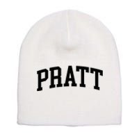 Pratt Athletic Arch College University Alumni Short Acrylic Beanie