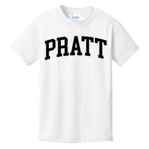 Pratt Athletic Arch College University Alumni Kids T-Shirt