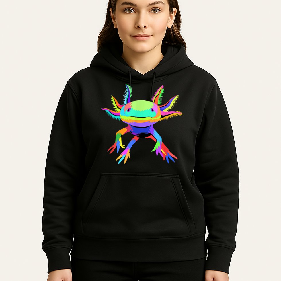Pop Art Axolotl Hoodie