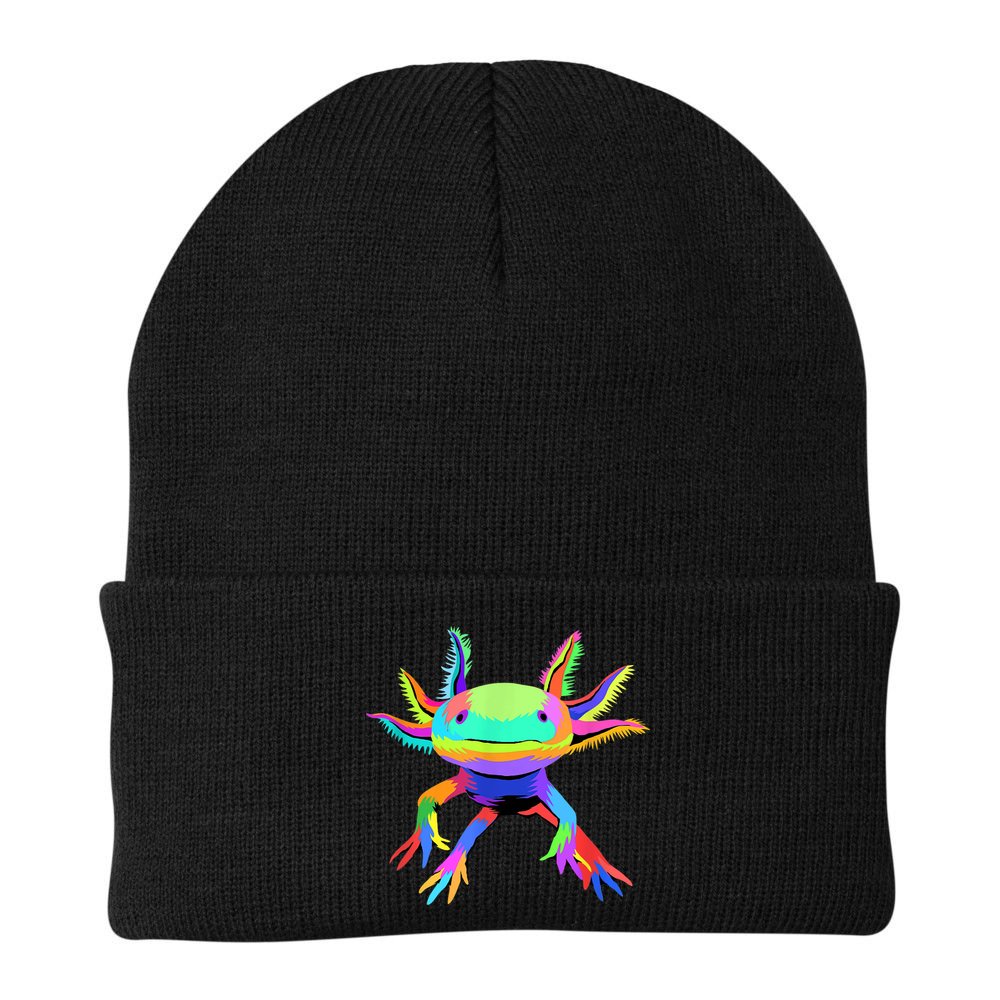 Pop Art Axolotl Beanie