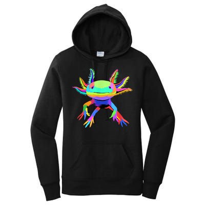 Pop Art Axolotl Women's Pullover Hoodie