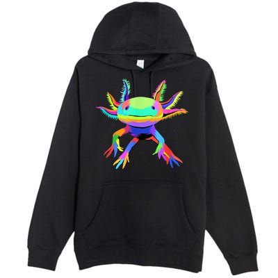 Pop Art Axolotl Premium Pullover Hoodie