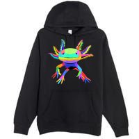 Pop Art Axolotl Premium Pullover Hoodie