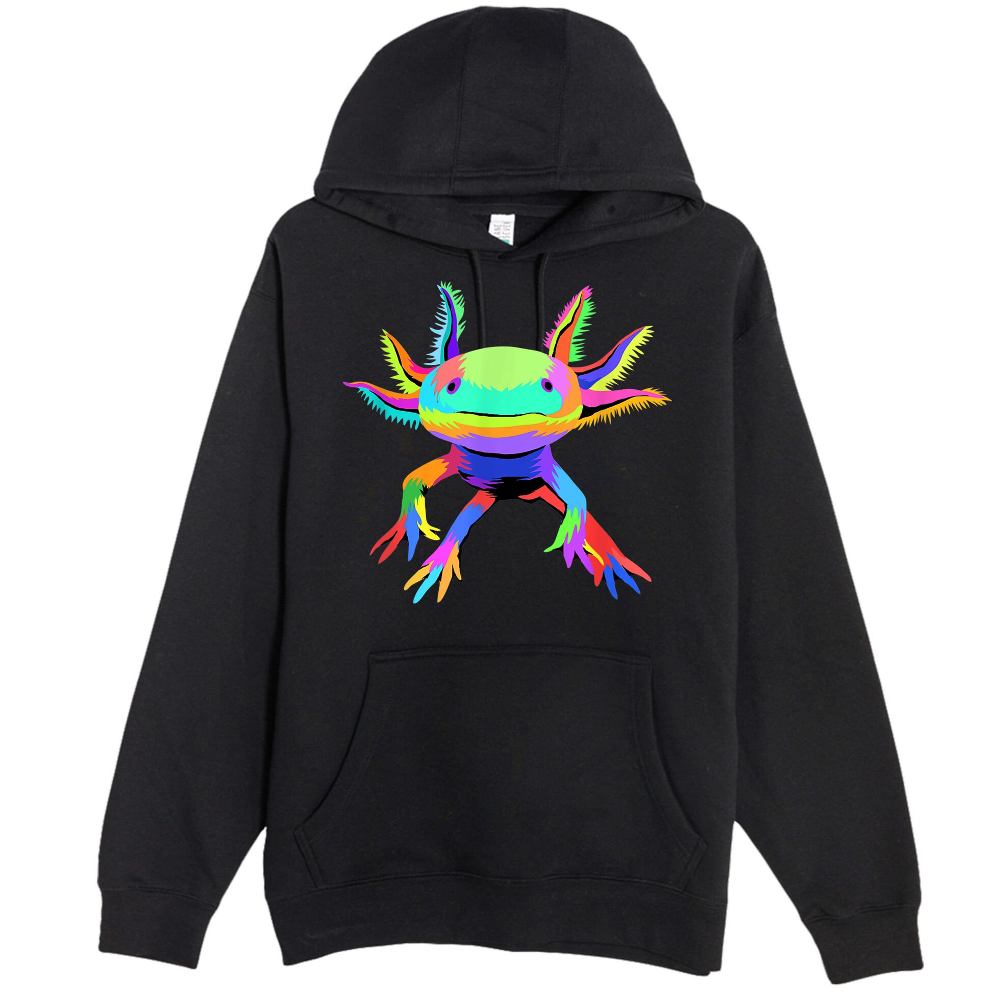 Pop Art Axolotl Premium Pullover Hoodie