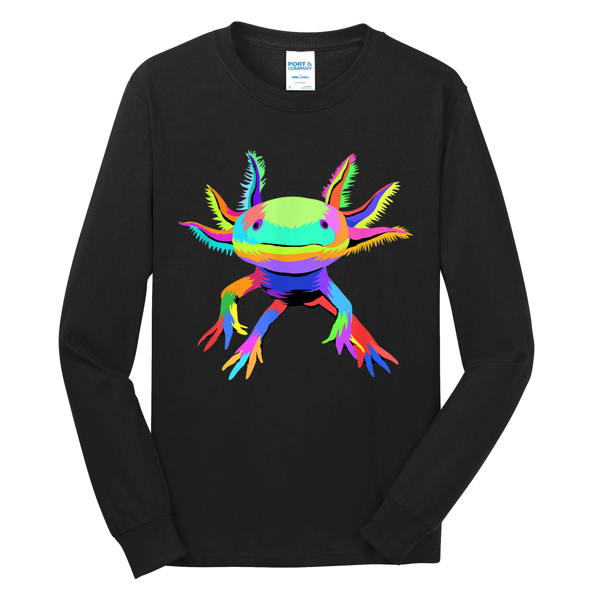 Pop Art Axolotl Tall Long Sleeve T-Shirt
