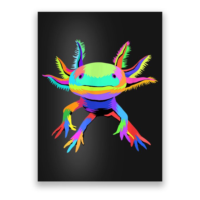 Pop Art Axolotl Poster