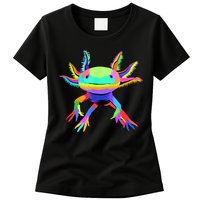 Pop Art Axolotl Womens T-Shirt