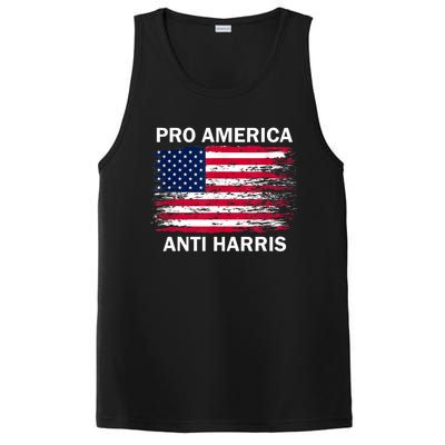 Pro America Anti Kamala Flag Kamala Harris Anti Harris PosiCharge Competitor Tank