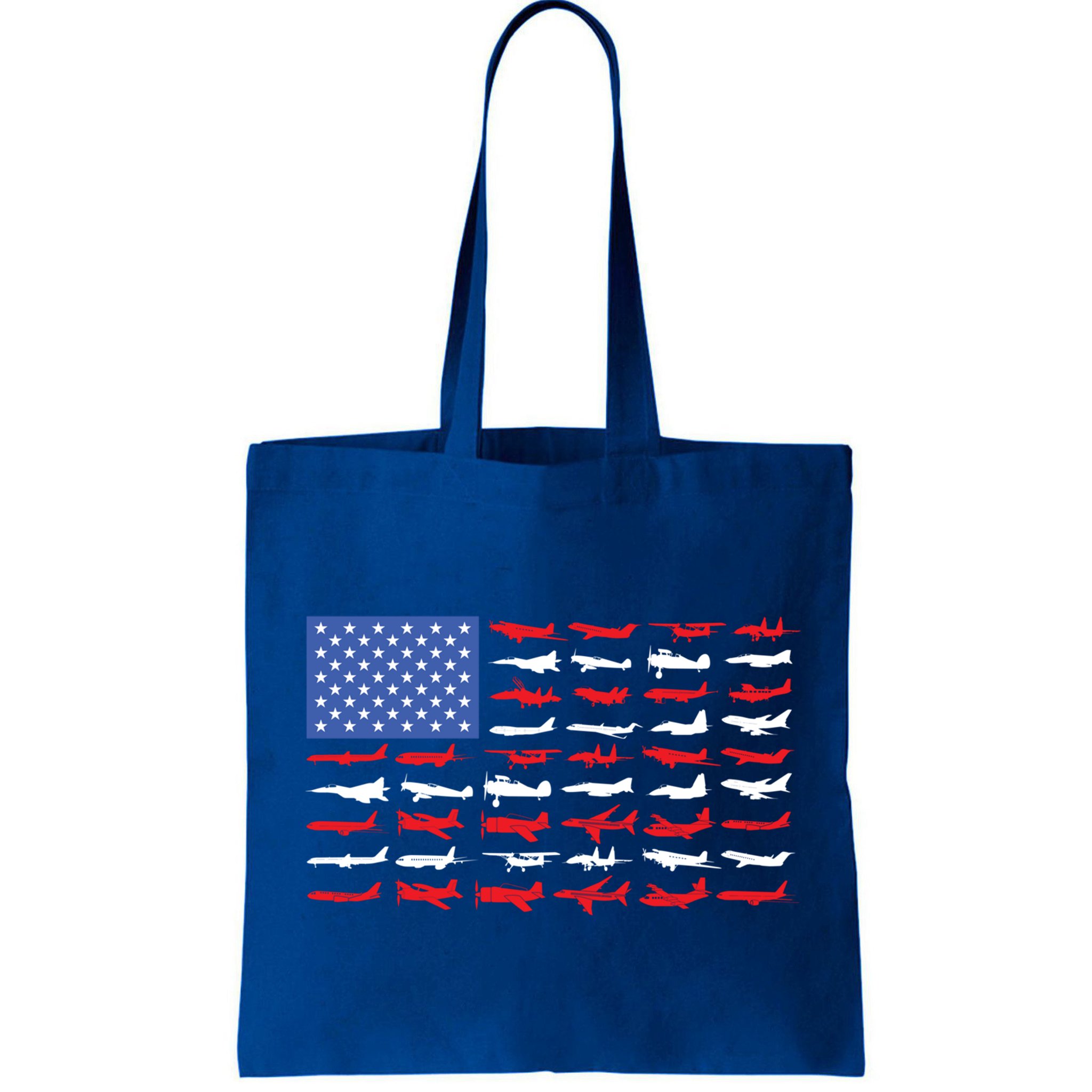 Pilot Airplane American Flag Plane Aviation Gift Bag