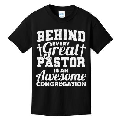 Pastor Appreciation Art Preacher Clergy Christian  Kids T-Shirt