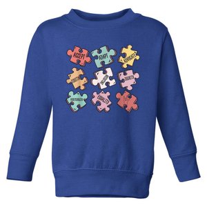 Puzzle Autism Awareness SPED Teacher  Wo Toddler Sweatshirt