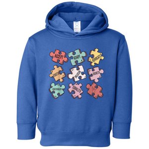 Puzzle Autism Awareness SPED Teacher  Wo Toddler Hoodie