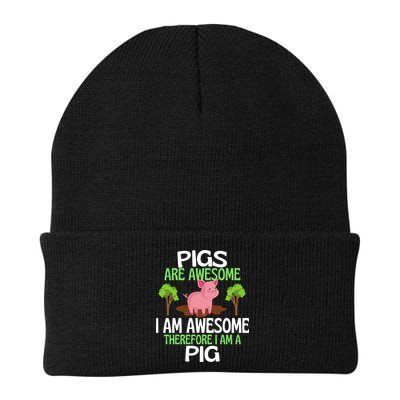 Pigs Are Awesome I Am Awesome Therefore I Am A Pig Beanie