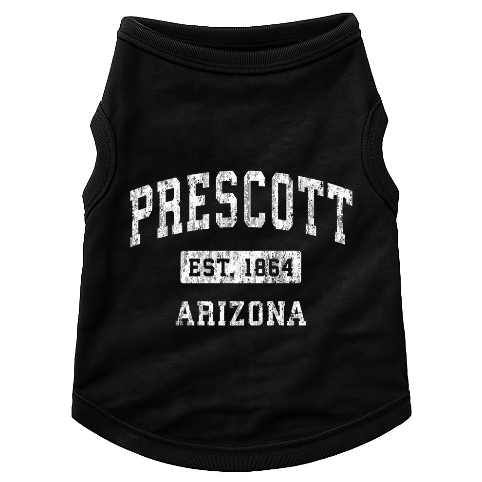 Prescott Arizona Az Vintage Established Sports Doggie Tank