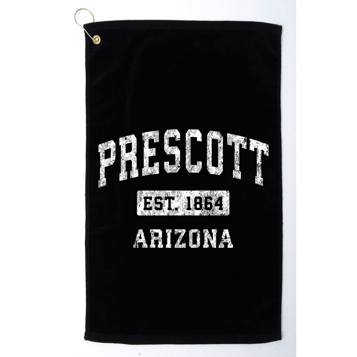 Prescott Arizona Az Vintage Established Sports Golf Towel