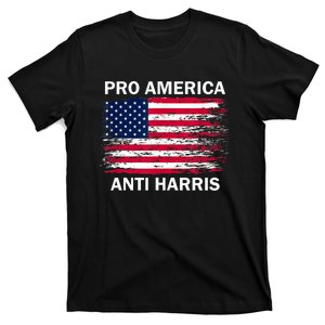 Pro America Anti Kamala Flag Kamala Harris Anti Harris T-Shirt