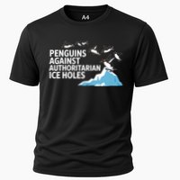 Penguins Against Authoritarian Ice Holes Sarcastic  Cooling Performance Crew T-Shirt