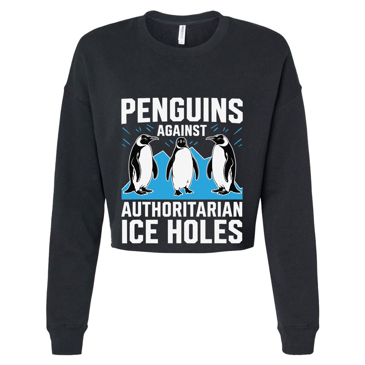 Penguins Against Authoritarian Ice Holes Resist Penguin Flat Bill Trucker Hat