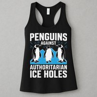 Penguins Against Authoritarian Ice Holes Resist Penguin Womens Tank Top