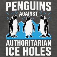 Penguins Against Authoritarian Ice Holes Resist Penguin Vector Backpack