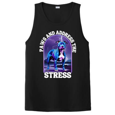 Paws And Address The Stress Anti Stress Therapy Pitbull Dog PosiCharge Competitor Tank