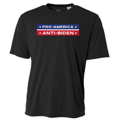 Pro America Anti Biden Flag Usa Impeach Joe Biden Anti Biden Cooling Performance Crew T-Shirt