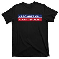 Pro America Anti Biden Flag Usa Impeach Joe Biden Anti Biden T-Shirt