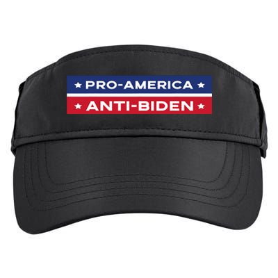 Pro America Anti Biden Flag Usa Impeach Joe Biden Anti Biden Adult Drive Performance Visor