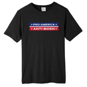 Pro America Anti Biden Flag Usa Impeach Joe Biden Anti Biden Tall Fusion ChromaSoft Performance T-Shirt