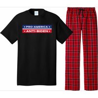 Pro America Anti Biden Flag Usa Impeach Joe Biden Anti Biden Pajama Set