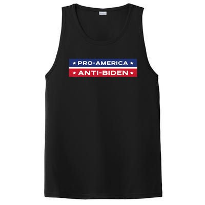 Pro America Anti Biden Flag Usa Impeach Joe Biden Anti Biden PosiCharge Competitor Tank